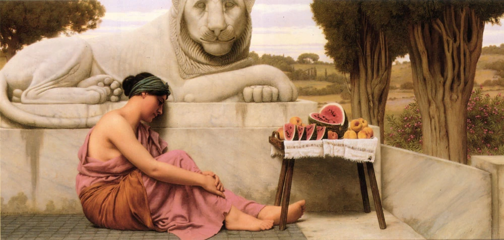 La venditrce di frutta, 1917